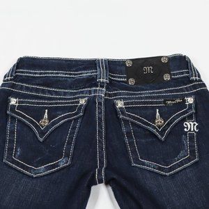 MEK Miss Me Button Pocket Skinny Jean